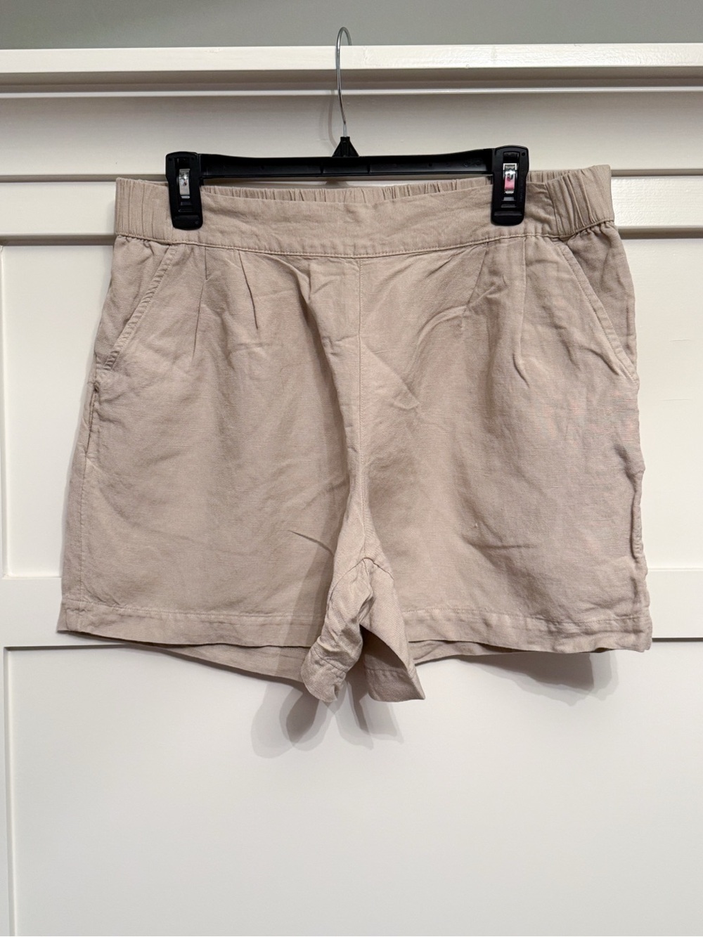 a new day Light Tan Linen Women's Shorts
